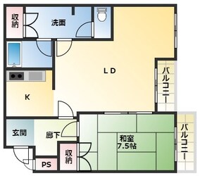 プレシードＢ棟の物件間取画像